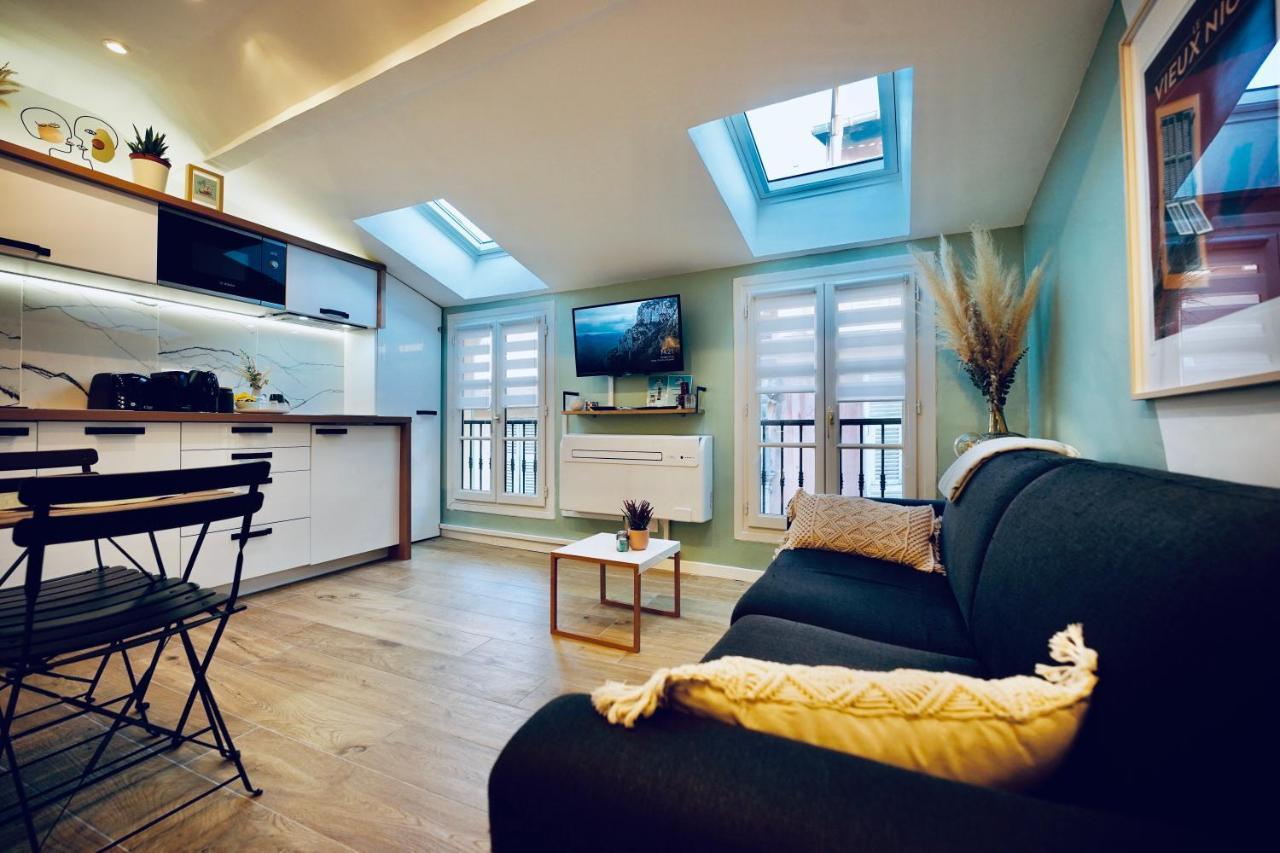 NEW ! Superbe Studio Vieux Nice - Climatisé Exterior foto